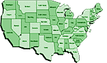 アメリカ地図